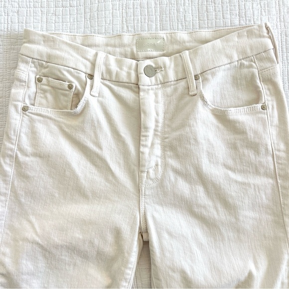 Mother The Looker Ankle Jeans  in Cream Puff - Picture 9 of 10